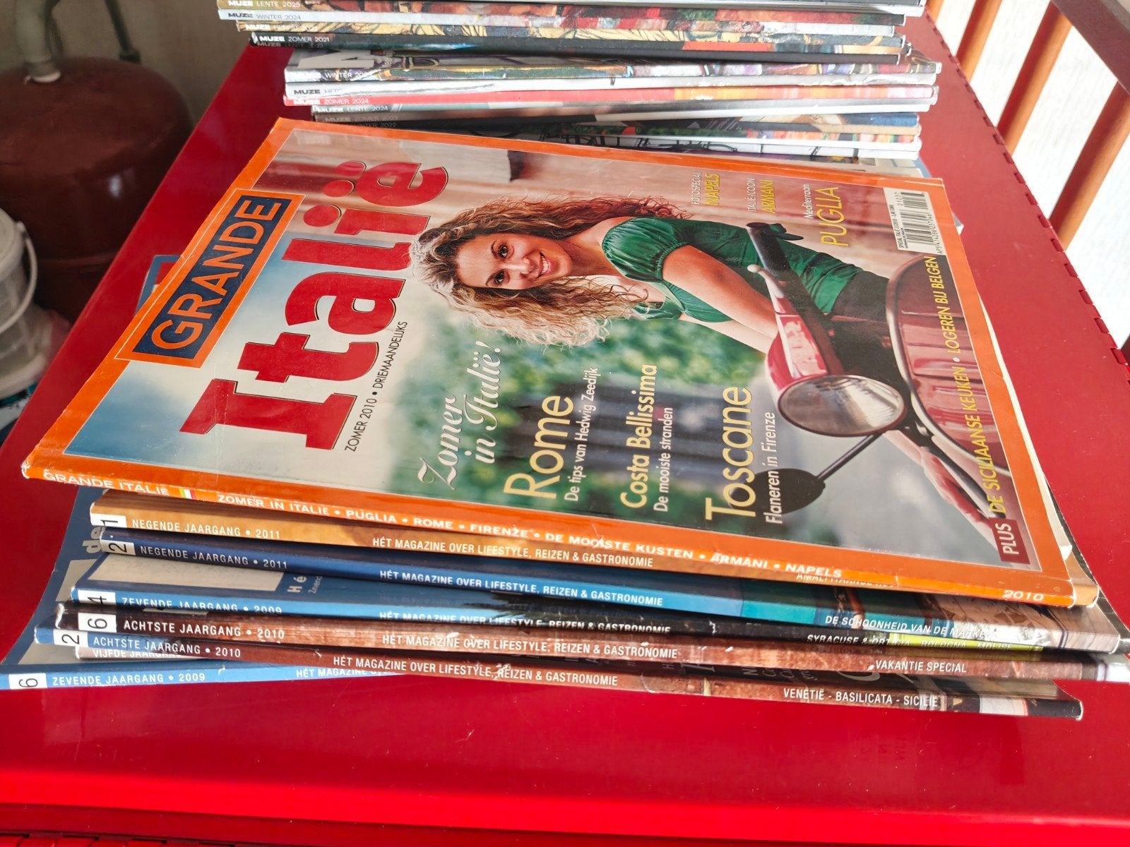 Stapel tijdschriften Italië, Ophalen of Verzenden