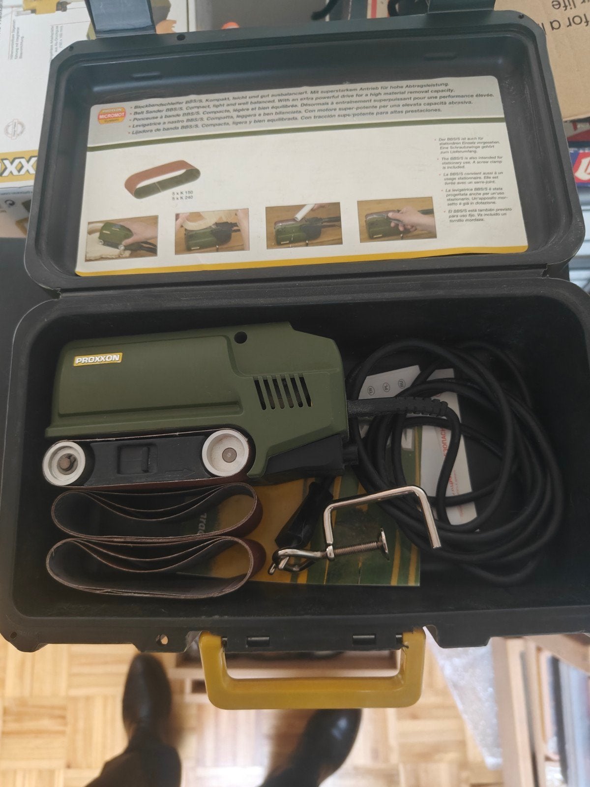 Nieuwe bandschine van proxxon zie foto's, Ophalen of Verzenden, Nieuw
