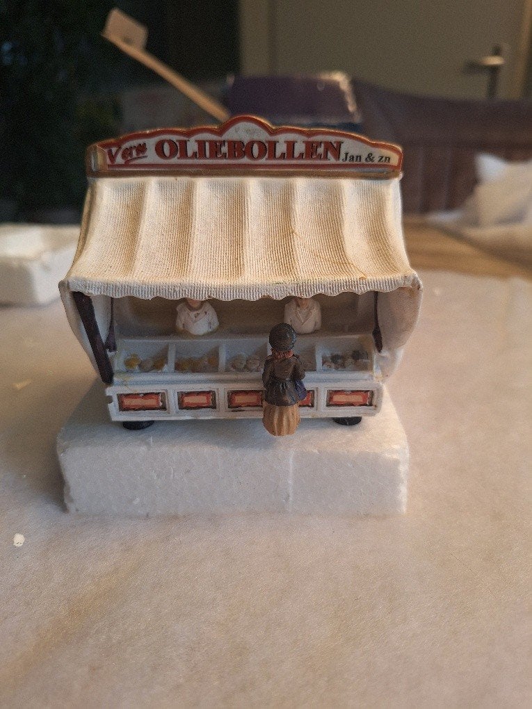 Kerstdorp Typisch Hollands Oliebollenkraam, Ophalen of Verzenden, Zo goed als nieuw