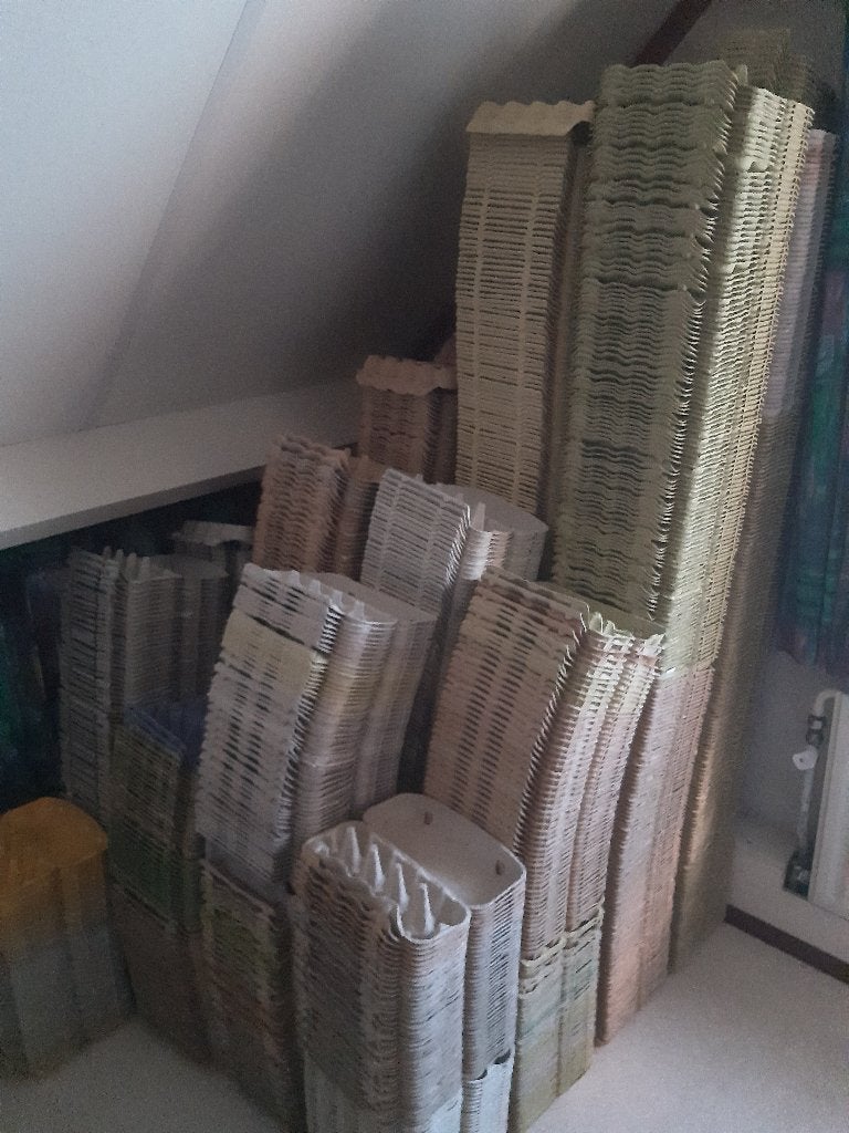 Nieuwe en gebruikte eierdozen., Ophalen of Verzenden, Zo goed als nieuw, Overige typen