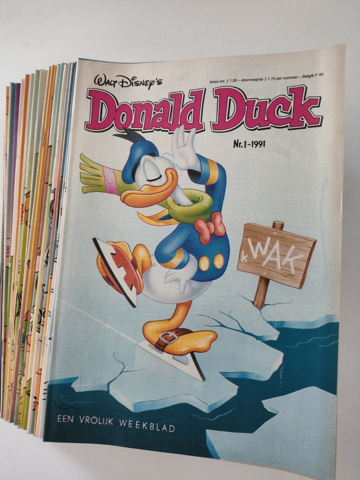 Donald Duck Weekblad Jaargang-1991 - Een Vrolijk Weekblad, Eén stripboek, Ophalen of Verzenden, Gelezen, Walt Disney
