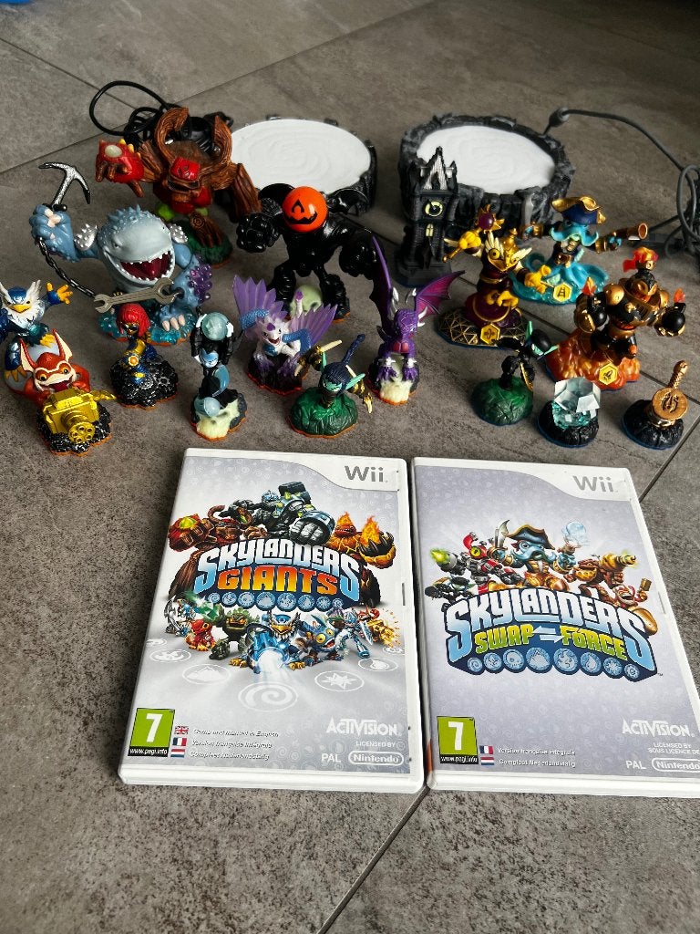 Skylanders Wii spel, Spelcomputers en Games, Gebruikt, 2 spelers, Eén computer, Vanaf 7 jaar