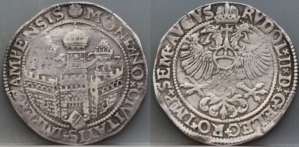 1 Arendsrijksdaalder 1597 Kampen, Postzegels en Munten, Munten | Nederland, Vóór koninkrijk, Zilver, Losse munt, Overige waardes
