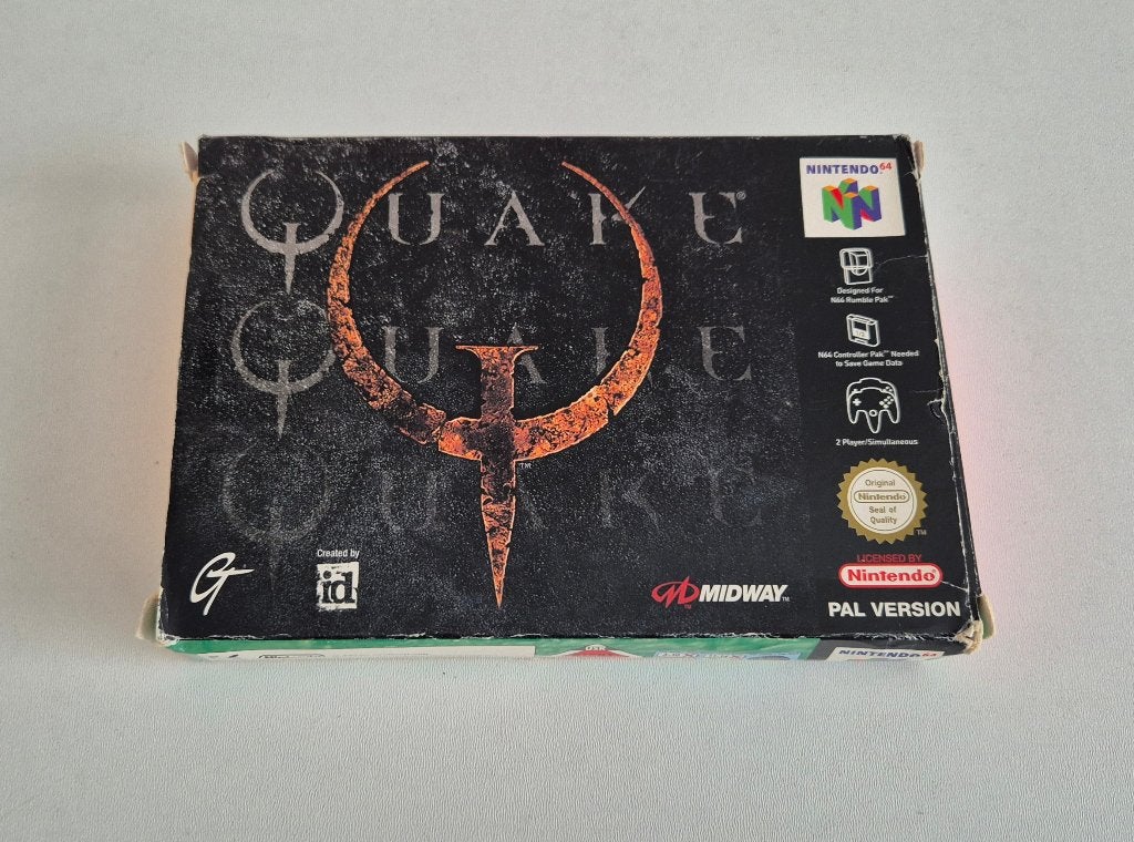 Quake Nintendo 64 N64 Game Compleet, Spelcomputers en Games, Games | Nintendo 64, Gebruikt, Shooter, 1 speler, Ophalen of Verzenden