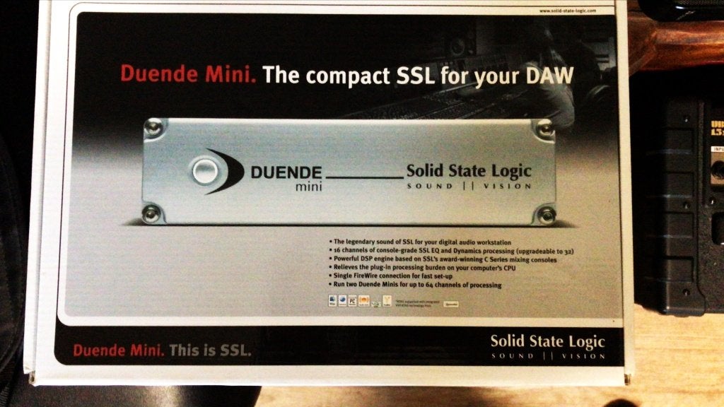 SSL Duende-128 channels,alle effecten geactiveerd, boxed, Ophalen of Verzenden, Zo goed als nieuw, Multi-effect