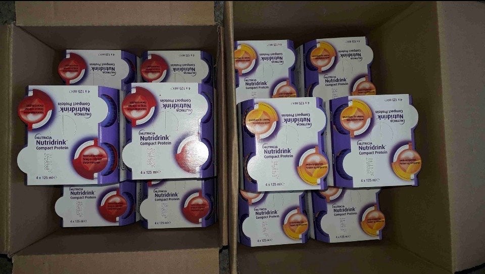 Nutricia compact perzik mango en bosvruchten, Ophalen of Verzenden