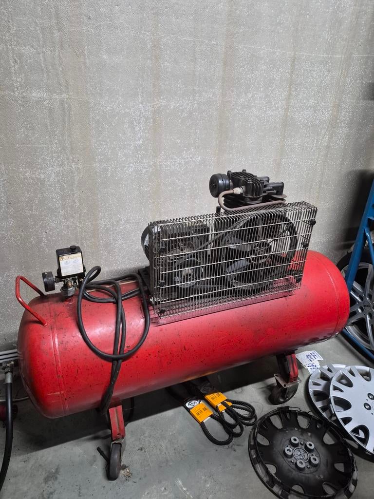Compressor 200L, 100 liter of meer, Ophalen of Verzenden, Gebruikt