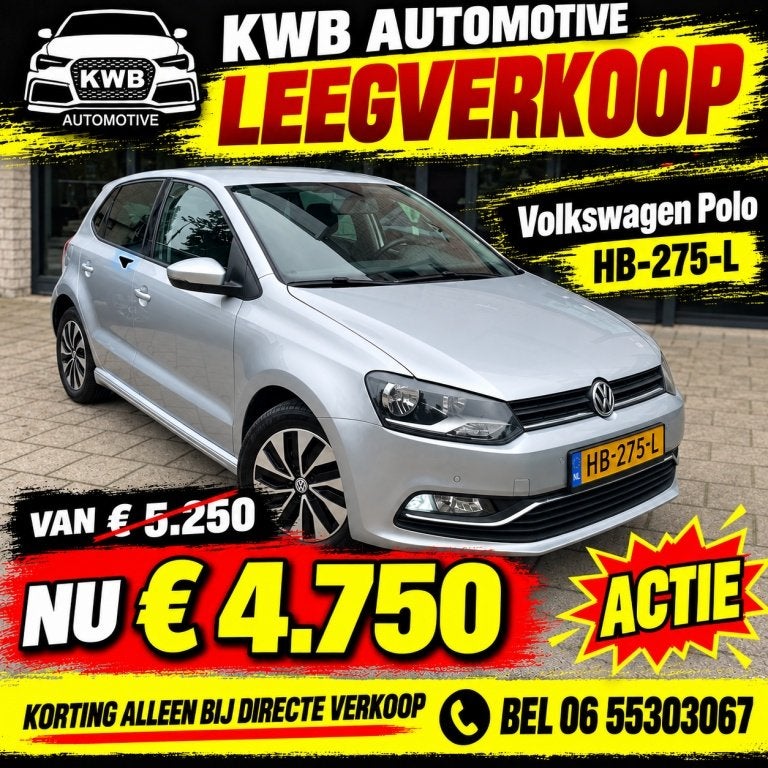 Volkswagen Polo 1.4 TDI 5Drs Navigatie Airco Nw Apk Trekhaak, Auto's, Gebruikt, Euro 6, 580 kg, Origineel Nederlands