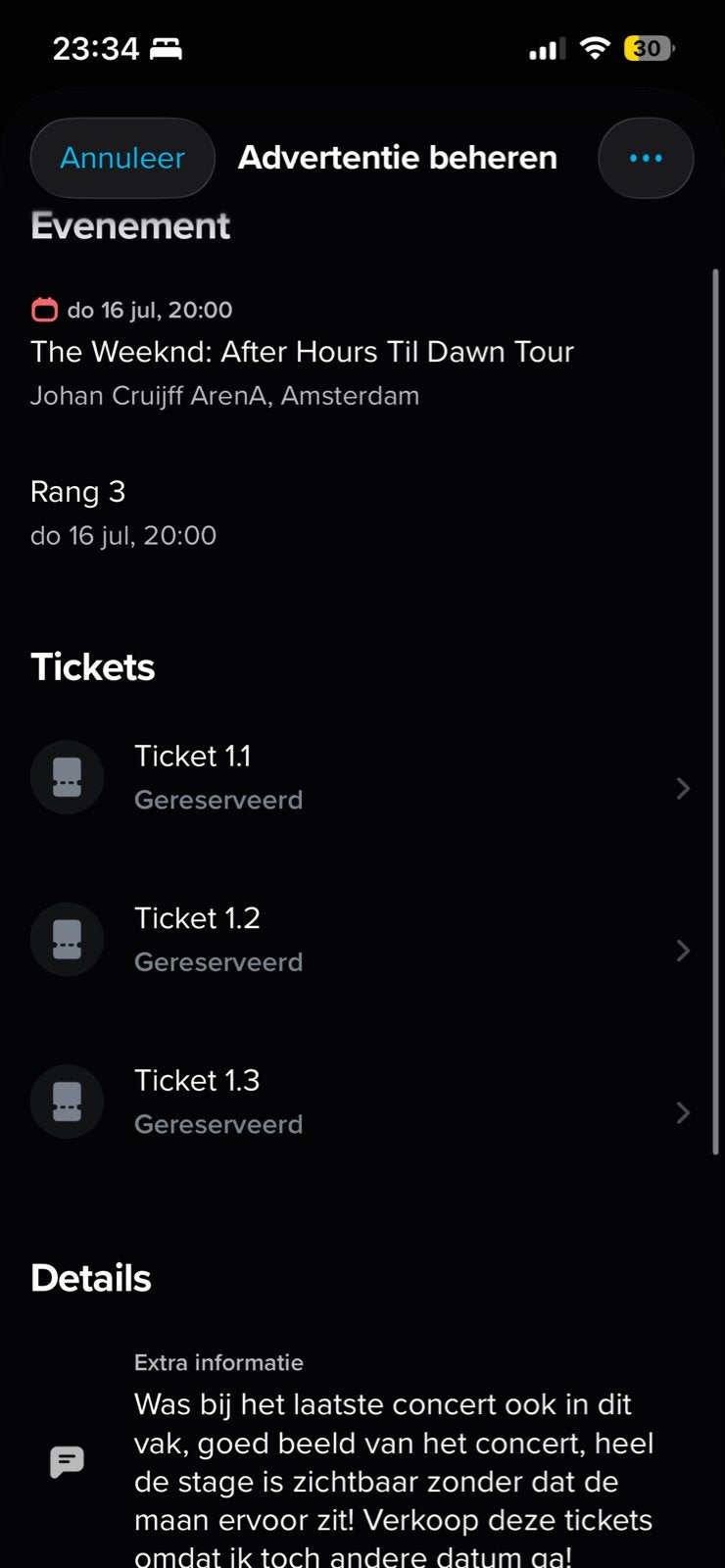 The Weeknd Tickets!, Tickets en Kaartjes, Drie personen of meer