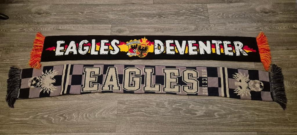 GO AHEAD EAGLES sjaals 2 stuks (absolute nieuwstaat), Ophalen of Verzenden, Zo goed als nieuw, Overige binnenlandse clubs, Vaantje of Sjaal