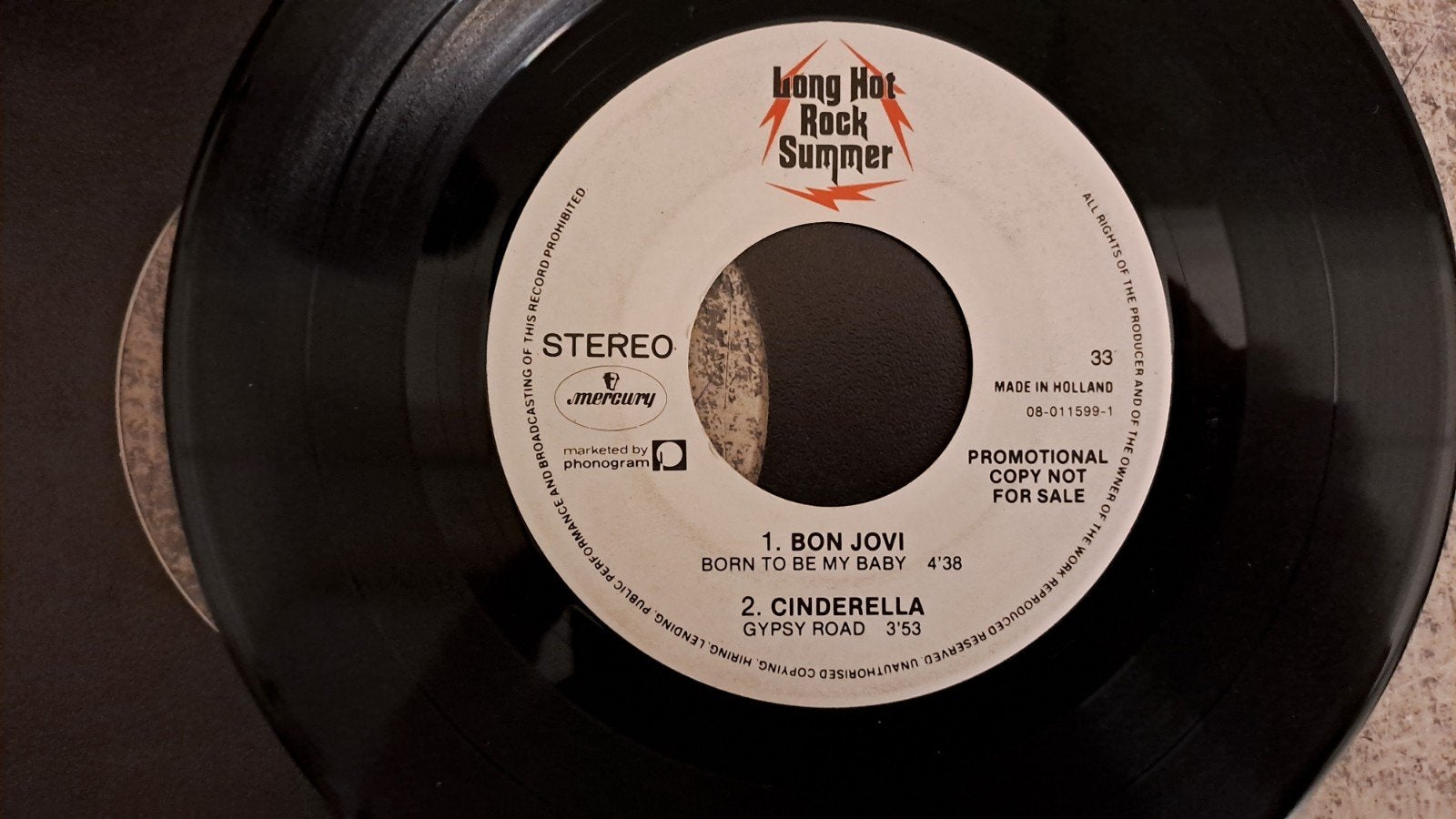 Long hot rock summer (Ep ) met o.a. bon jovi, Gebruikt, 7 inch, Ophalen of Verzenden, EP