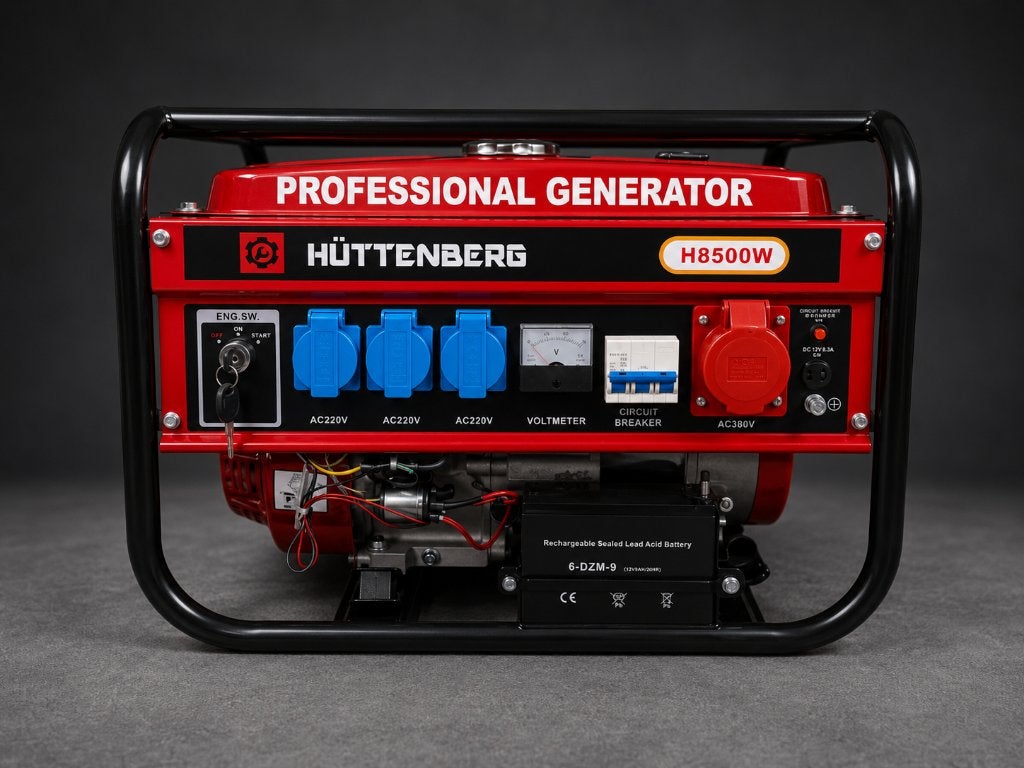 Generator | Hüttenberg | E-start | 2500W | Nieuw, Ophalen, Nieuw