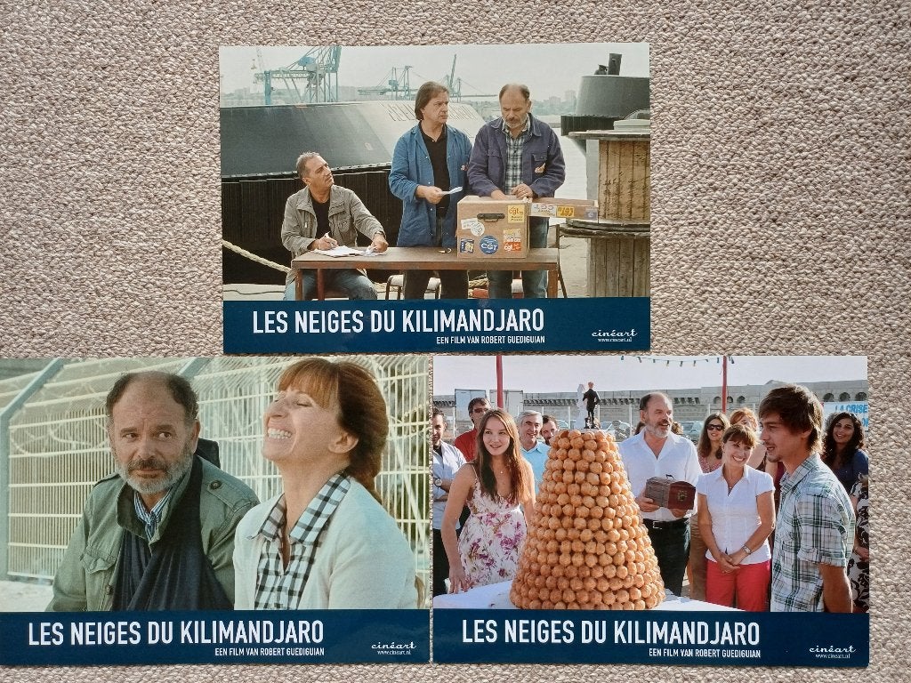 LES   NEIGES   DU   KILIMANDJARO     lobbycard set., Verzenden, Nieuw, A1 t/m A3, Film en Tv