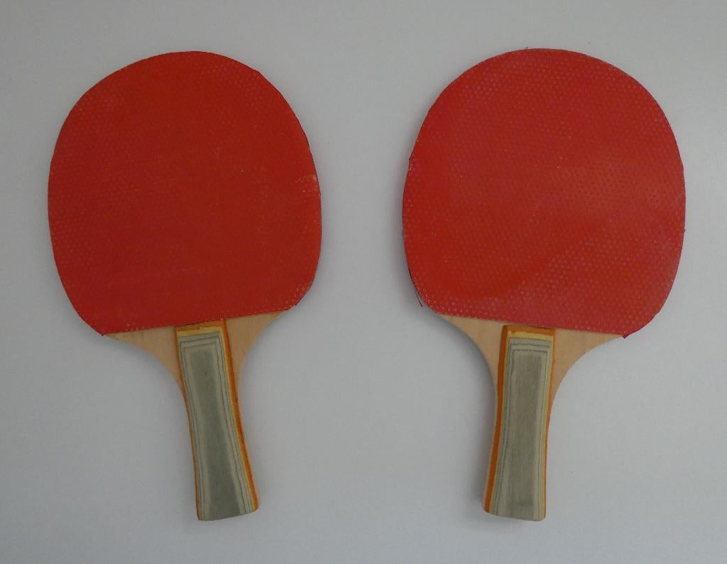 2 tafeltennis batjes, Ophalen, Gebruikt, Net, Batje(s) of Balletje(s)