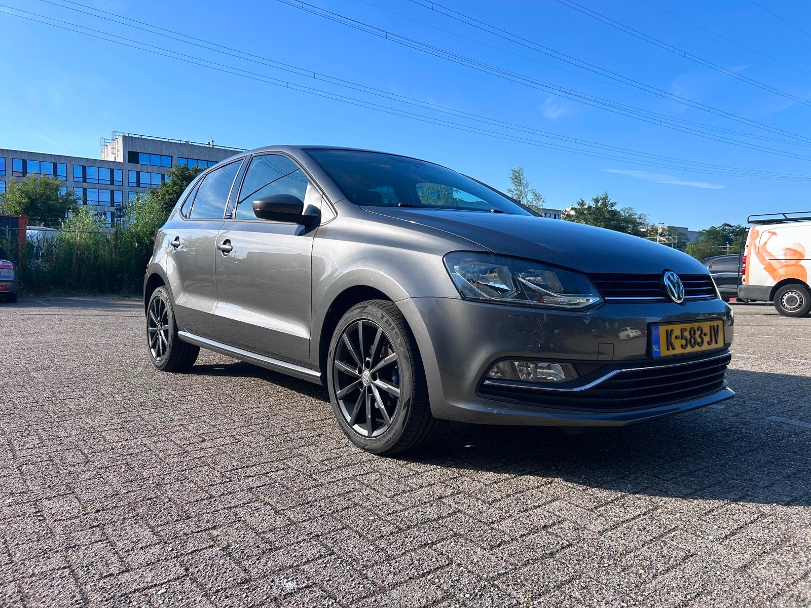 Volkswagen Polo 1.2 TSI 66KW 2017 Grijs 5 deurs, Auto's, Volkswagen, Particulier, Polo, Benzine, C, Hatchback, Handgeschakeld