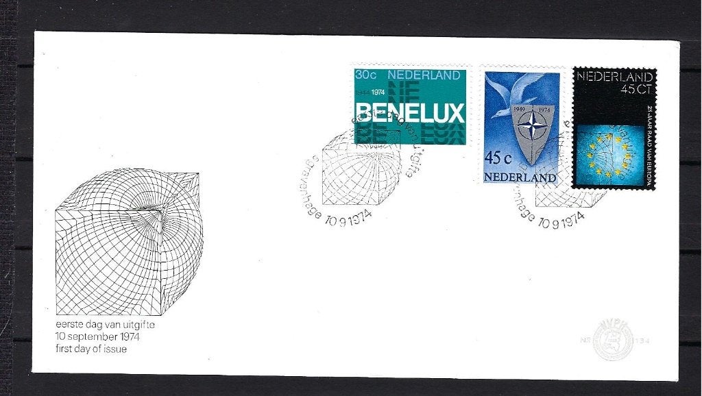 FDC NVPH E134 onbeschreven, Ophalen of Verzenden, Onbeschreven, Nederland