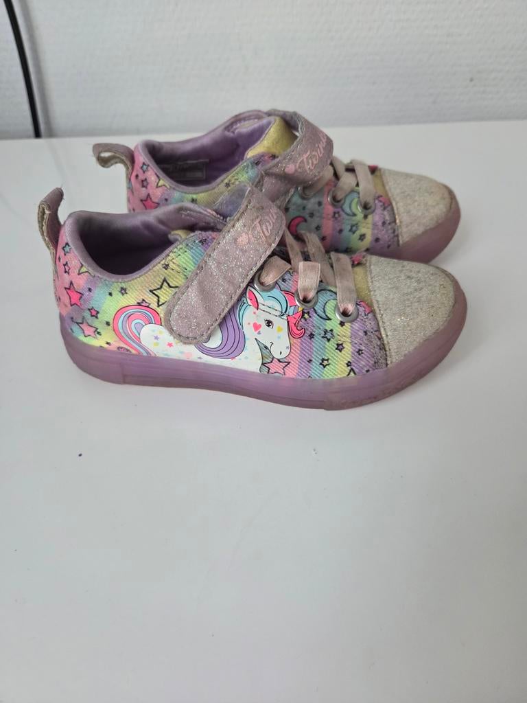 Mooie Skechers maat 25 met werkende lichtjes, Gebruikt, Meisje, Schoenen, Skechers