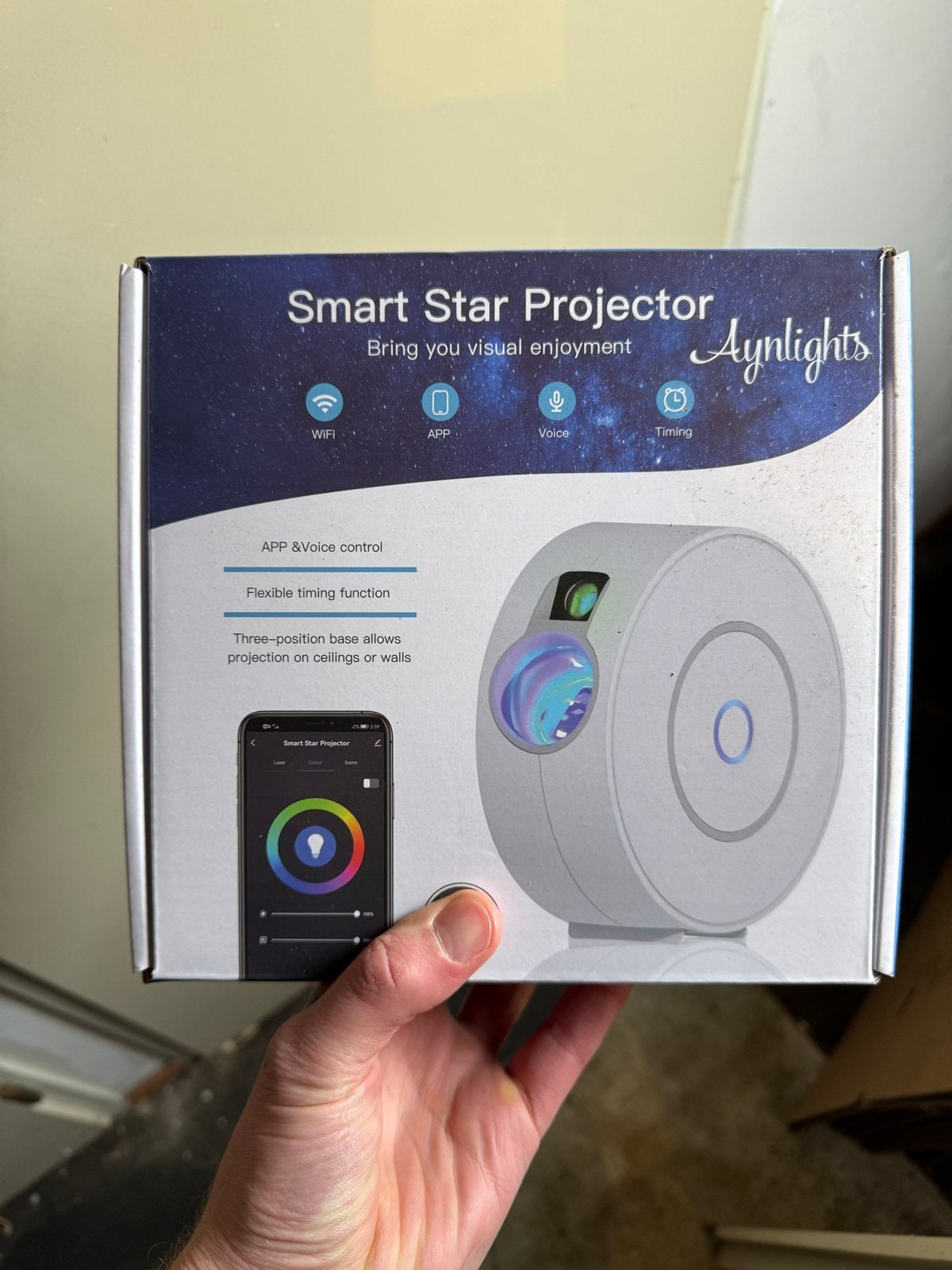 Smart Star Projector - Nieuw in doos, Overige merken, Kunststof, Meerkleurig, Nieuw