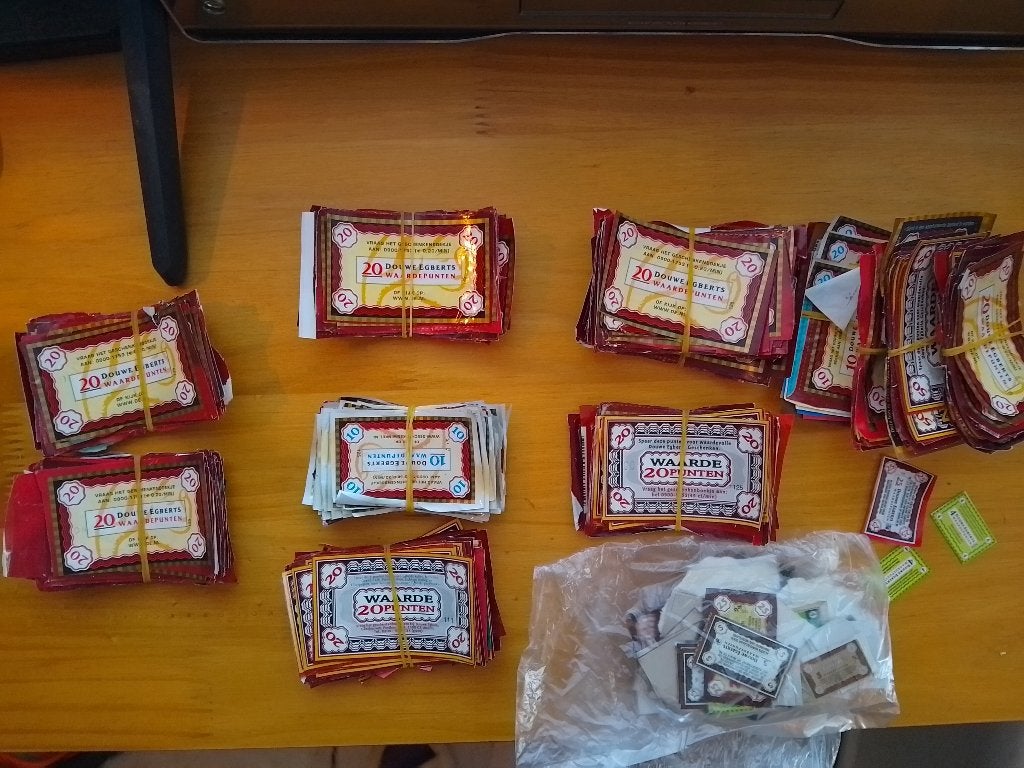 Douwe Egberts punten – 12.907 punten, Ophalen of Verzenden, Zo goed als nieuw