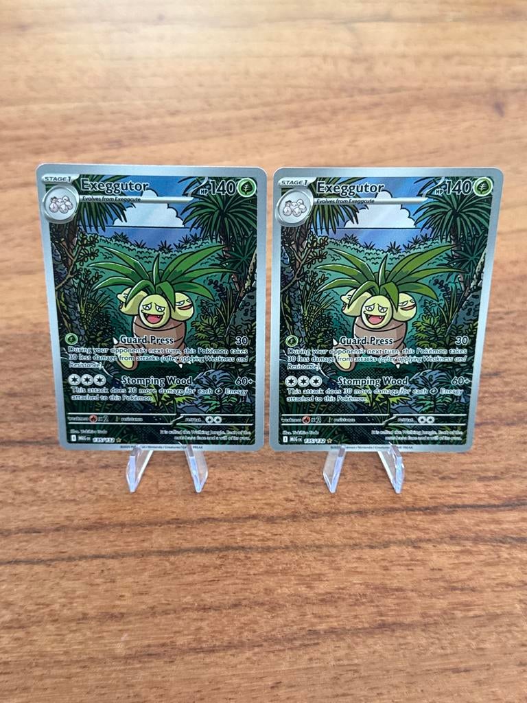 2x Exeggutor Pokémon Kaart (MEG 135), Ophalen of Verzenden, Nieuw, Meerdere kaarten