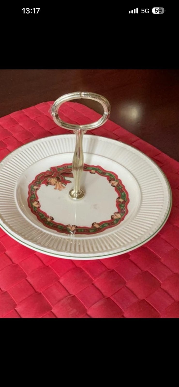 Wedgwood Christmas time koekjes schaal, Ophalen of Verzenden, Zo goed als nieuw