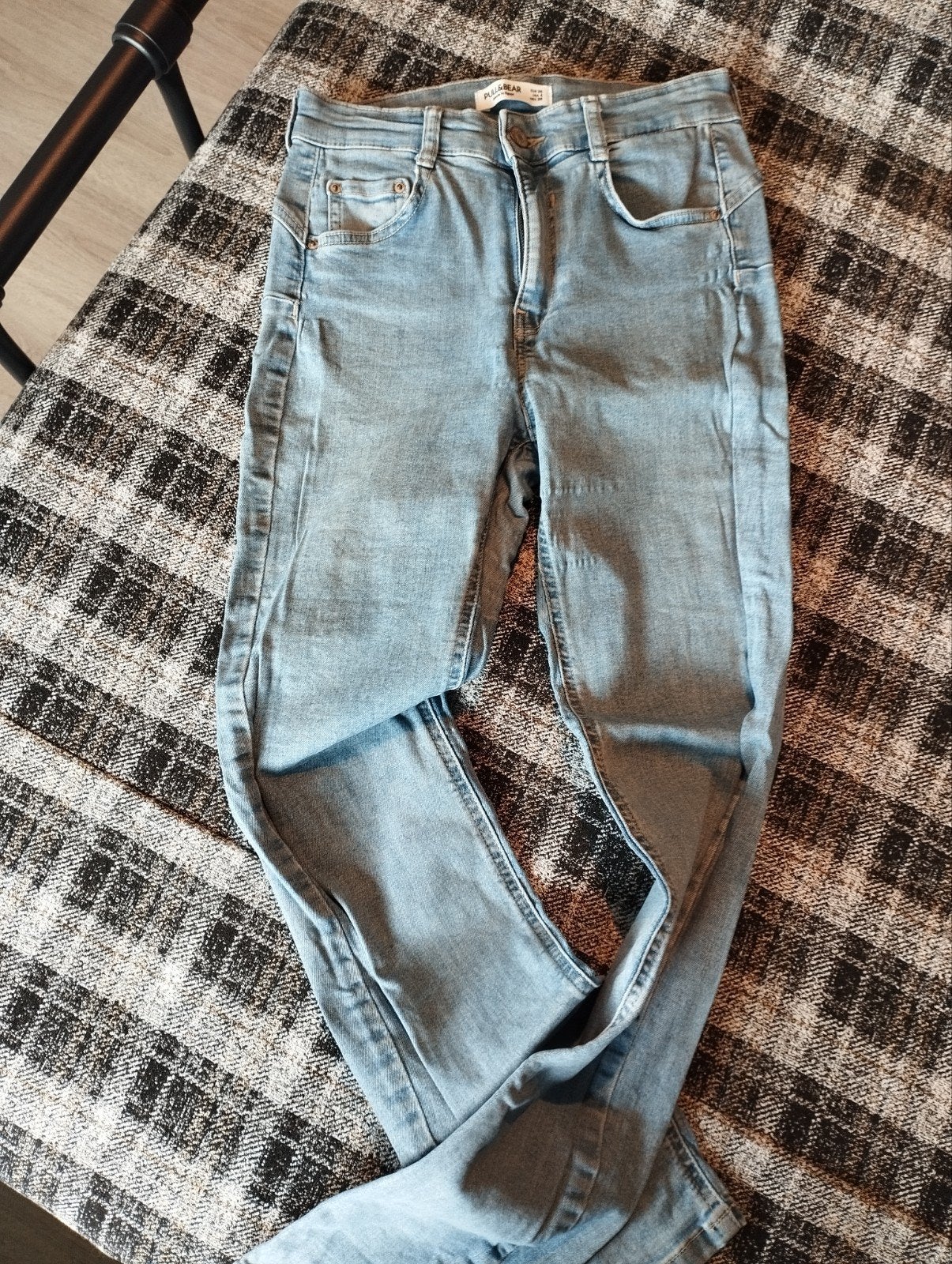 licht blauwe spijkerbroek PULL&BEAR MT 36, Ophalen, Blauw, W28 - W29 (confectie 36), Pull & Bear