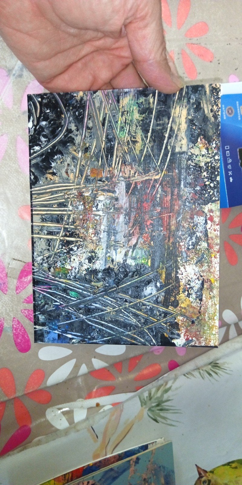 Abstracte Voorstudie van Overleden Kunstenares, Ophalen of Verzenden