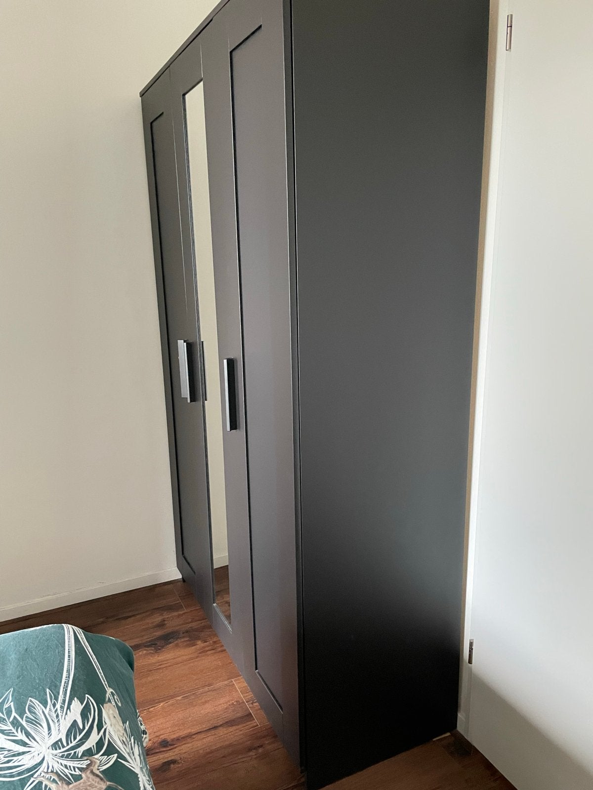 IKEA Kledingkast 117x50x190 cm met legborden en hanggedeelte, Ophalen, Met plank(en), 100 tot 150 cm, Zo goed als nieuw