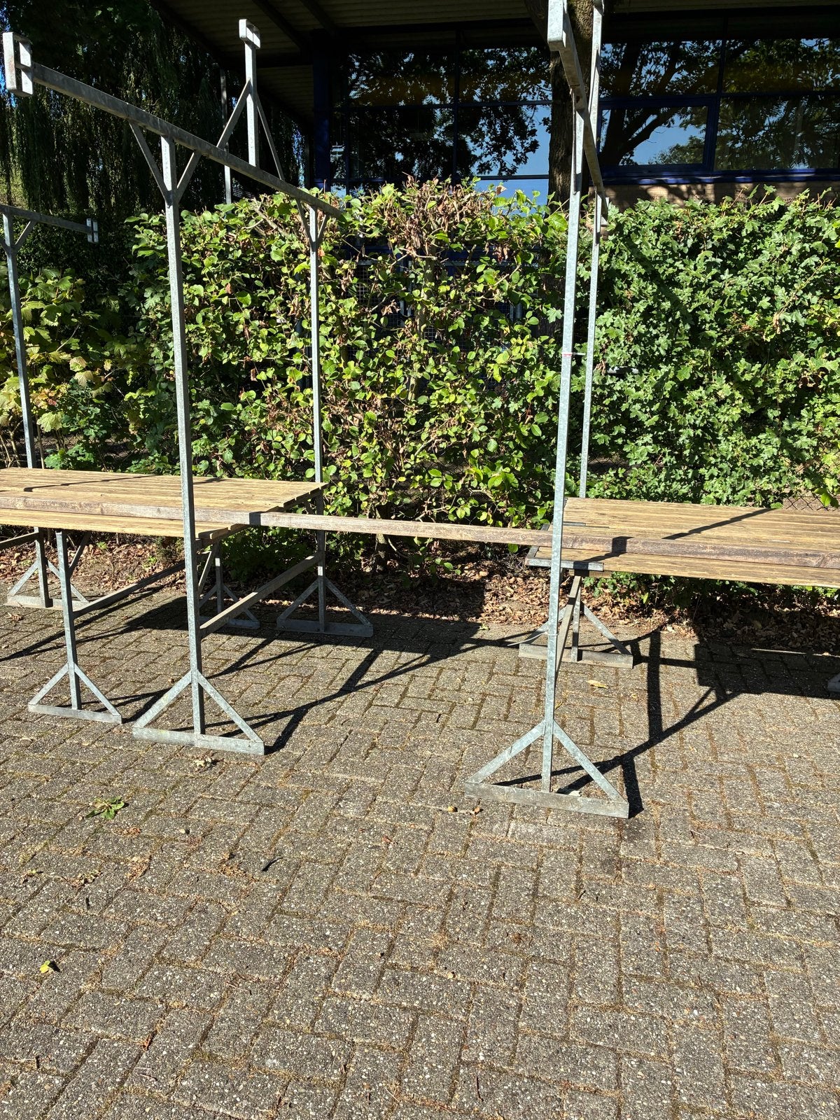 Twee markt kramen Demontabel, Ophalen, Gebruikt