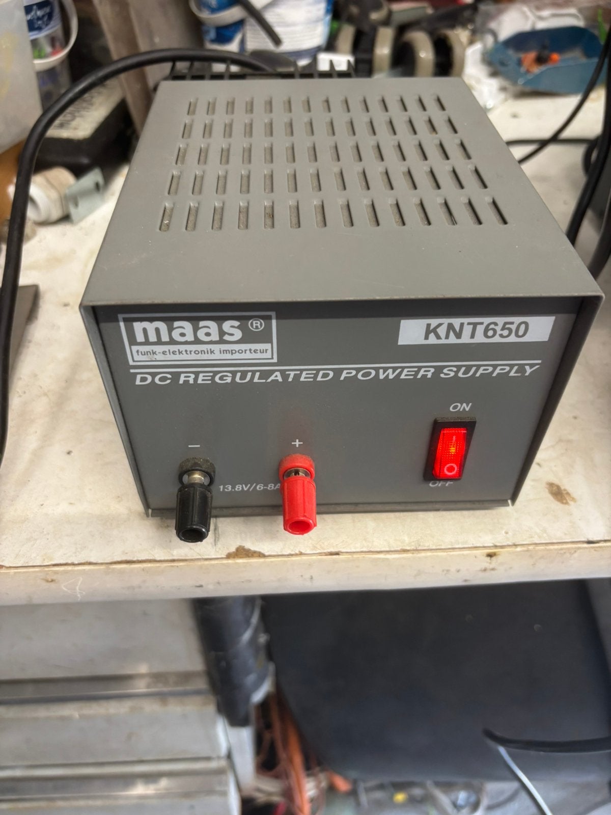 Maas KNT650 DC gereguleerde voeding, Ophalen of Verzenden, Gebruikt