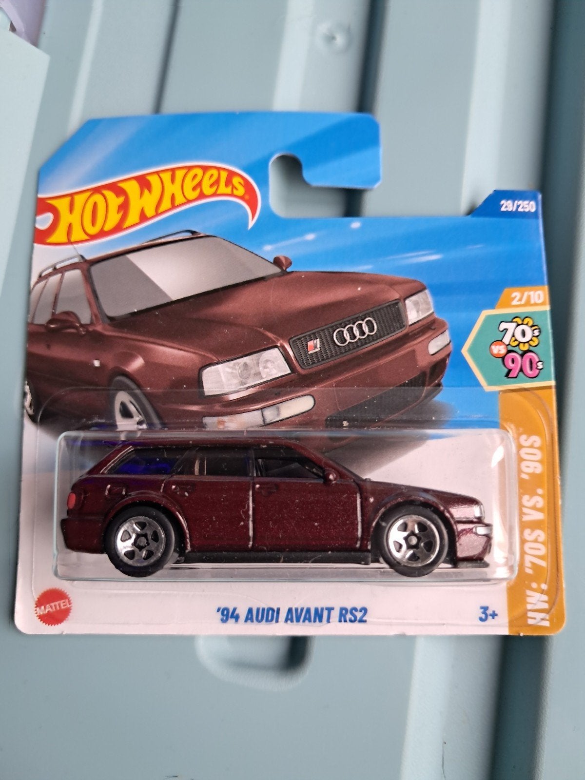 Hot Wheels 94 Audi Avant RS2 bordeaux nieuw in verpakking, Ophalen of Verzenden, Nieuw, Auto