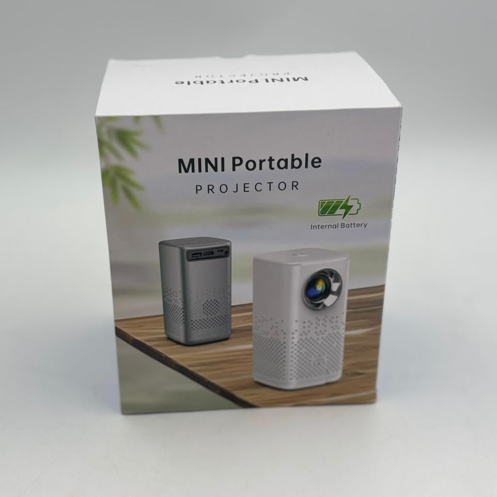 Mini Portable Projector Beamer HD op Accu - USB C & HDMI, Audio, Tv en Foto, Beamers, Ruilrijk, Zo goed als nieuw, Info@ruilrijk.nl