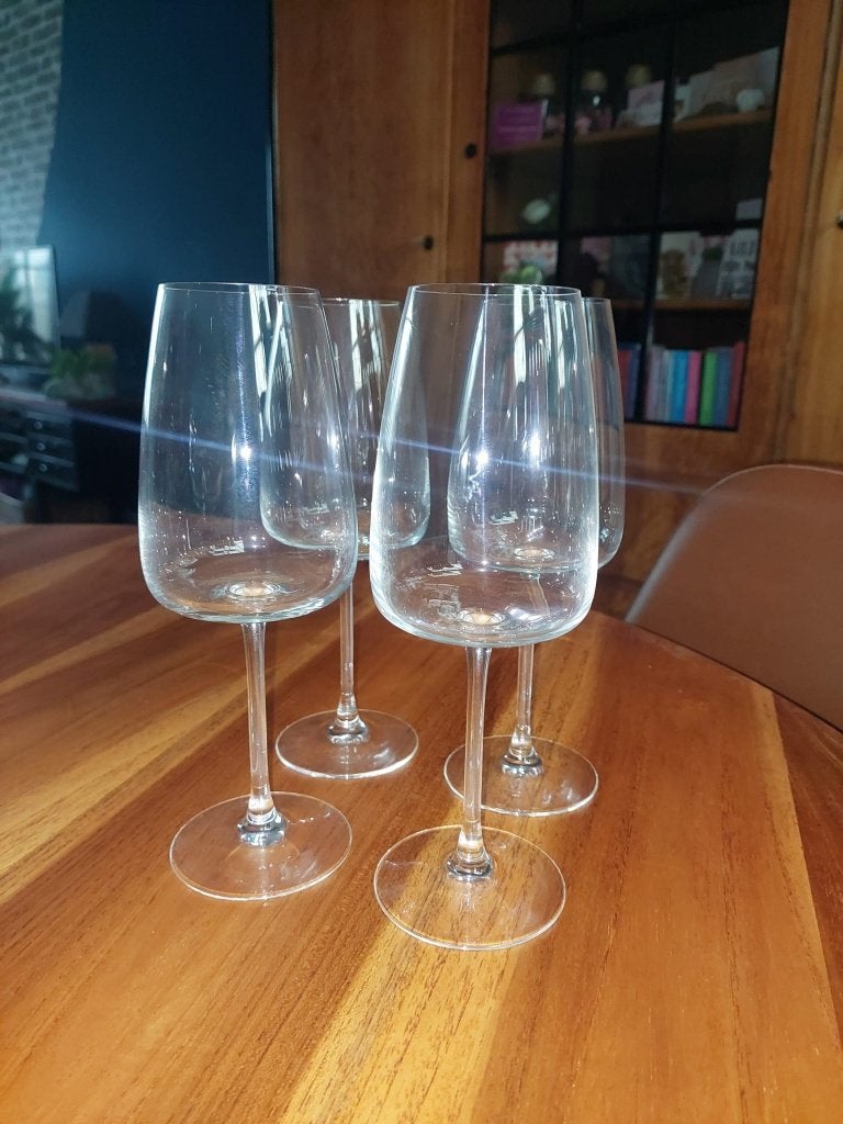 Wijnglazen te huur – 24 stuks | Slechts €5, Ophalen, Zo goed als nieuw, Overige