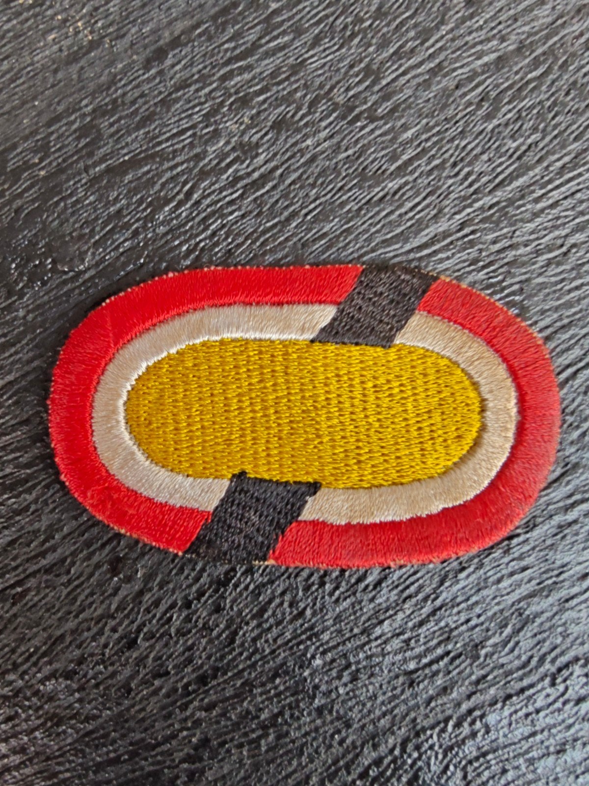 VN Md 1st Cavalry Division Airborne Oval.. Vietnam periode a, Ophalen of Verzenden, Landmacht, Amerika, Embleem of Badge