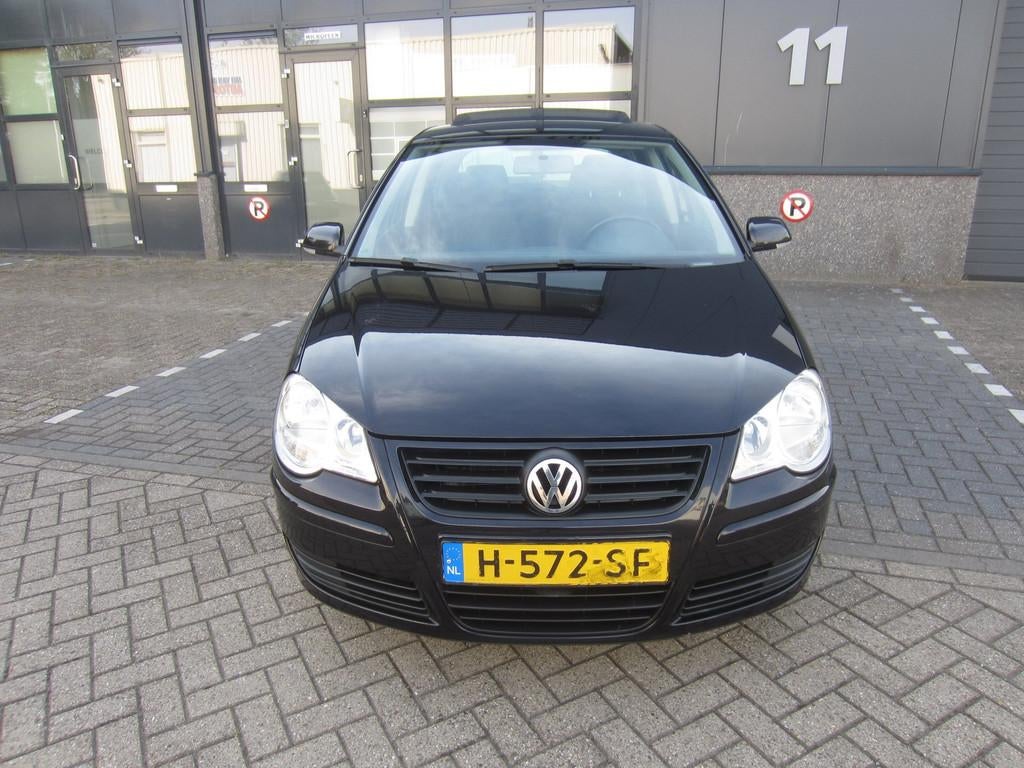 Volkswagen Polo 1.2-12V Trendline 2007 Airco 5-Deurs APK!, Voorwielaandrijving, 540 kg, 1198 cc, Zwart