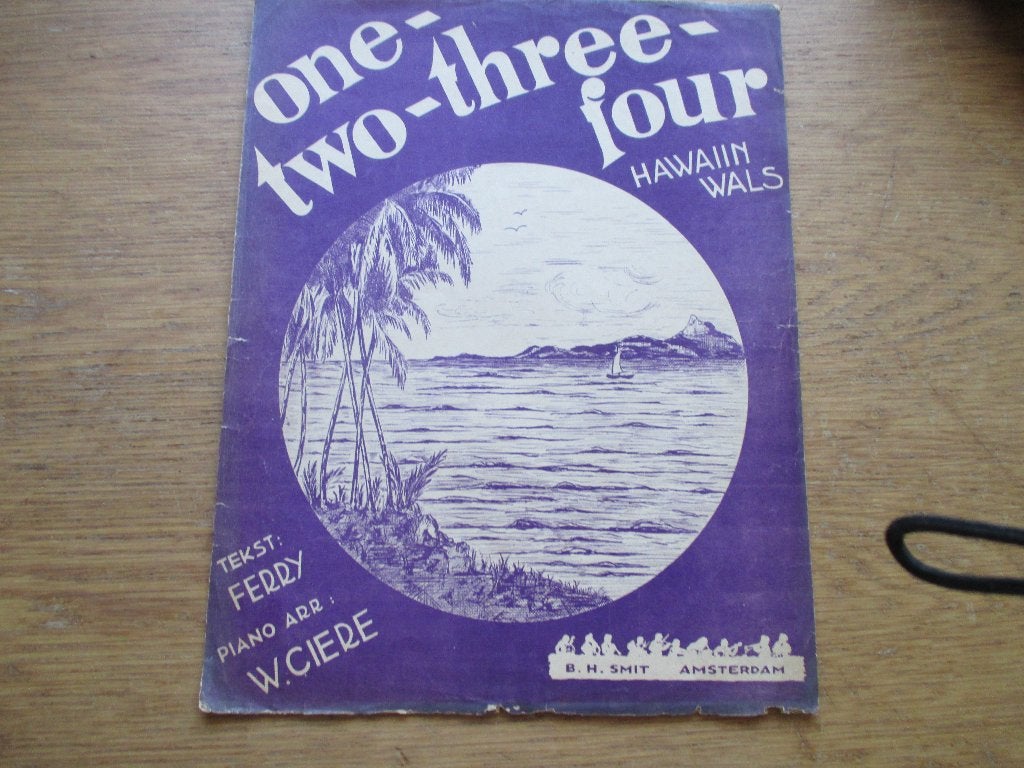 ONE-TWO-THREE- FOUR - HAWAIIN WALS, Zang, Gebruikt, Ophalen of Verzenden, Artiest of Componist