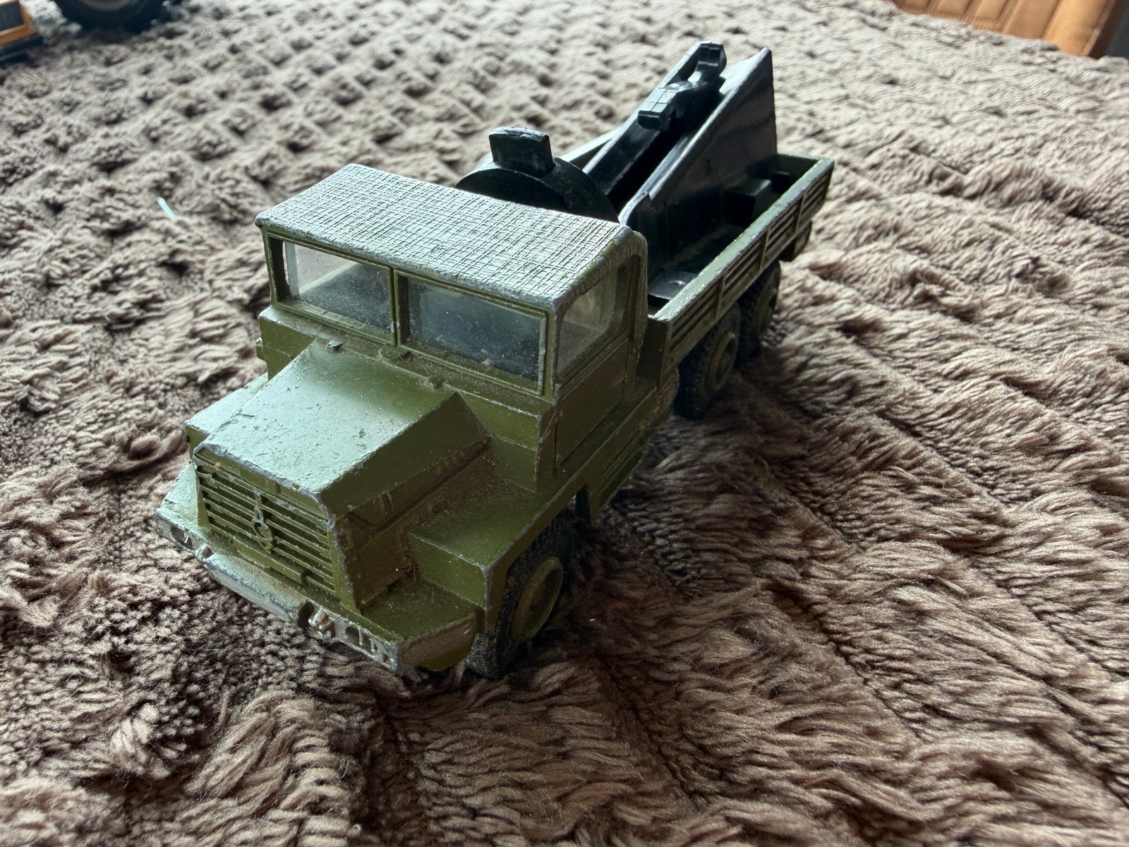Dinky toys berliet gazelle missile launcher, Ophalen of Verzenden, Zo goed als nieuw, Bus of Vrachtwagen, Overige merken