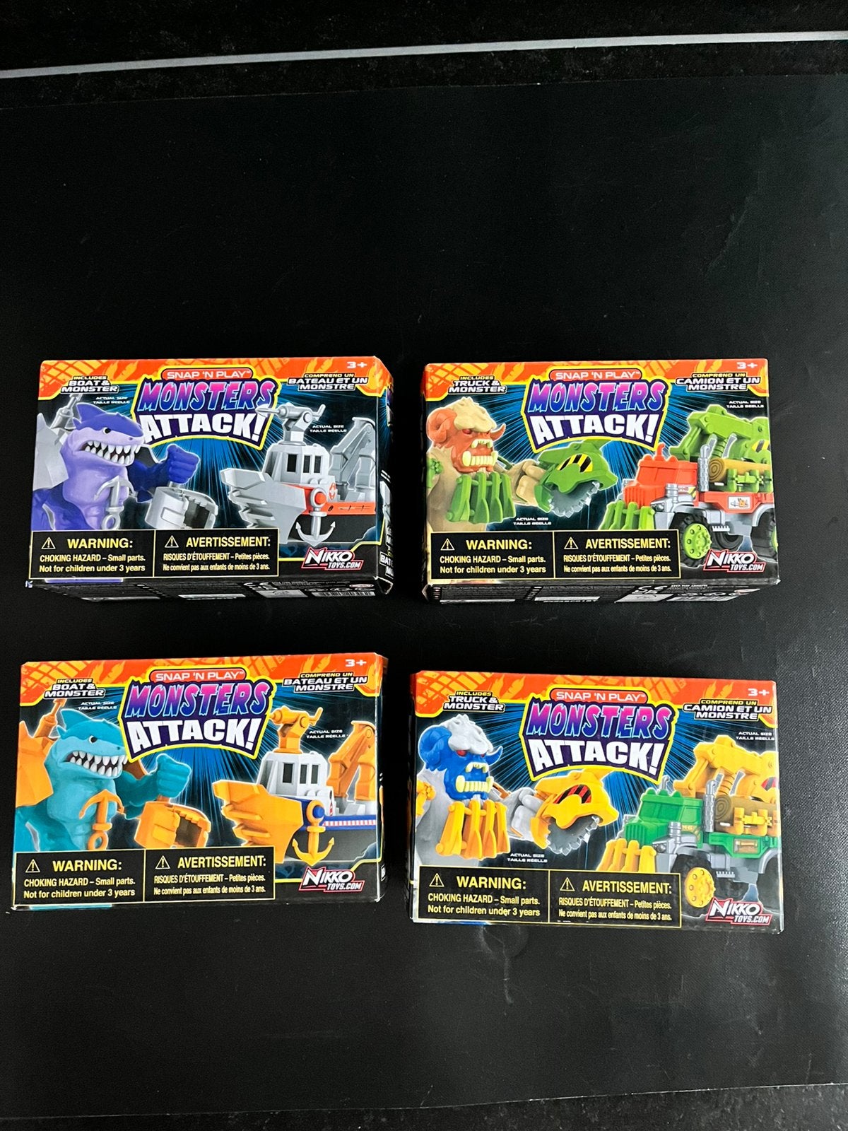 Nikko Road Rippers Monsters Attack auto truck haai gorilla, Ophalen of Verzenden, Nieuw
