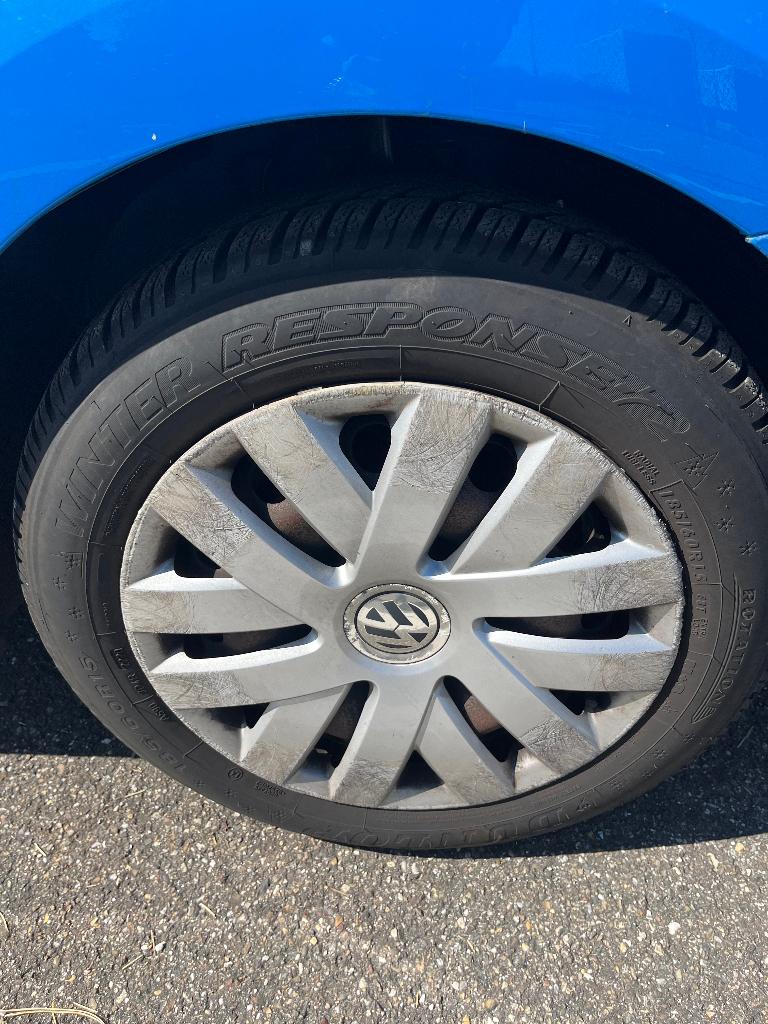 185/60/15 Original Steel Wheels & Hubcaps, VW Polo 6R / 6C, Ophalen, Gebruikt, Volkswagen
