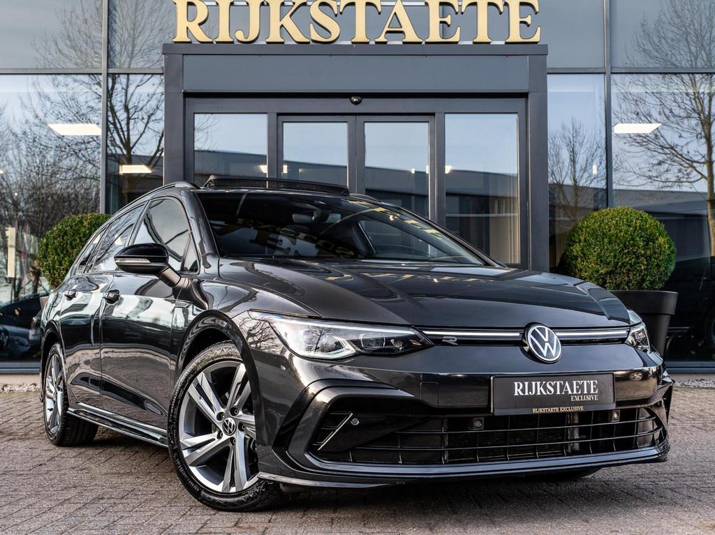 Volkswagen Golf Variant 1.5 eTSI R-Line|PANO|CAMERA|ACC|IQ, Auto's, Volkswagen, 4 cilinders, 150 pk, Golf Variant, Zilver of Grijs