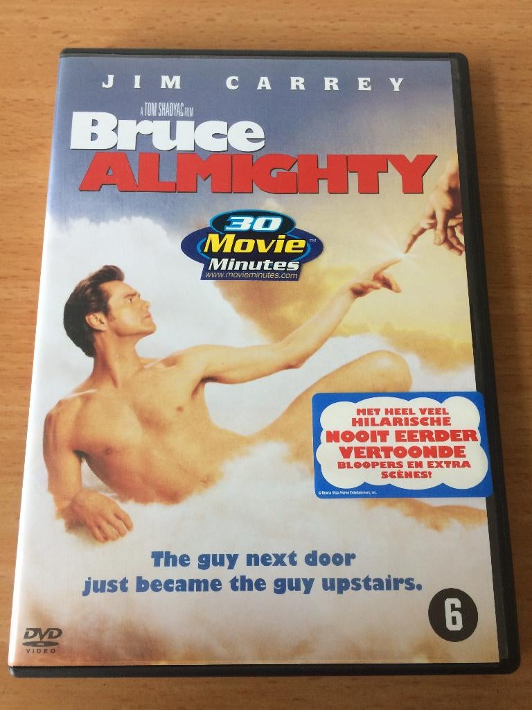 Dvd Bruce Almighty, Cd's en Dvd's, Dvd's | Komedie, Zo goed als nieuw, Actiekomedie, Vanaf 6 jaar, Ophalen of Verzenden