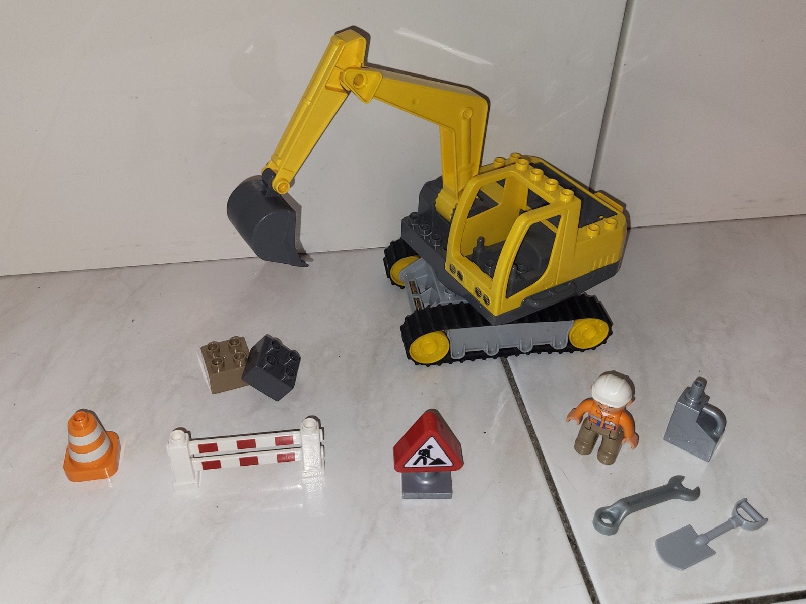 Duplo grote rupsband graafmachine, Gebruikt, Ophalen of Verzenden, Duplo, Duplo