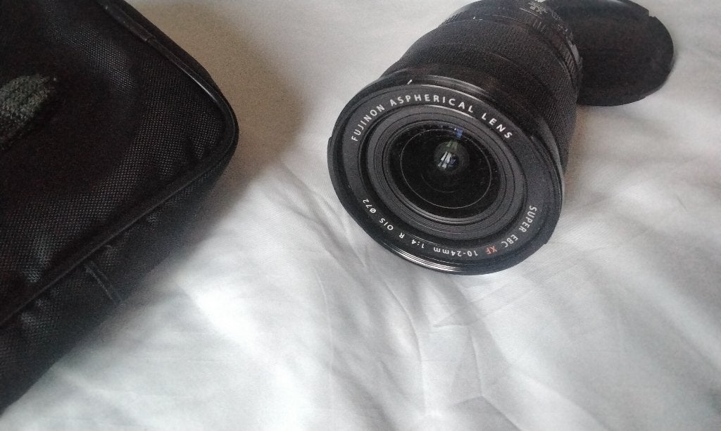 Lens Super EBC XF Fujifilm XF 10-24mm f/4.0 R OIS ASPHERICAL, Ophalen, Zo goed als nieuw, Groothoeklens