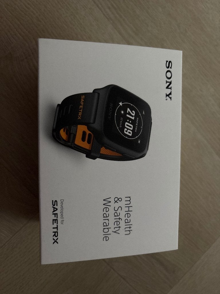 Sony safetrx horloge, Stappen, Zwart, Nieuw, Ophalen of Verzenden