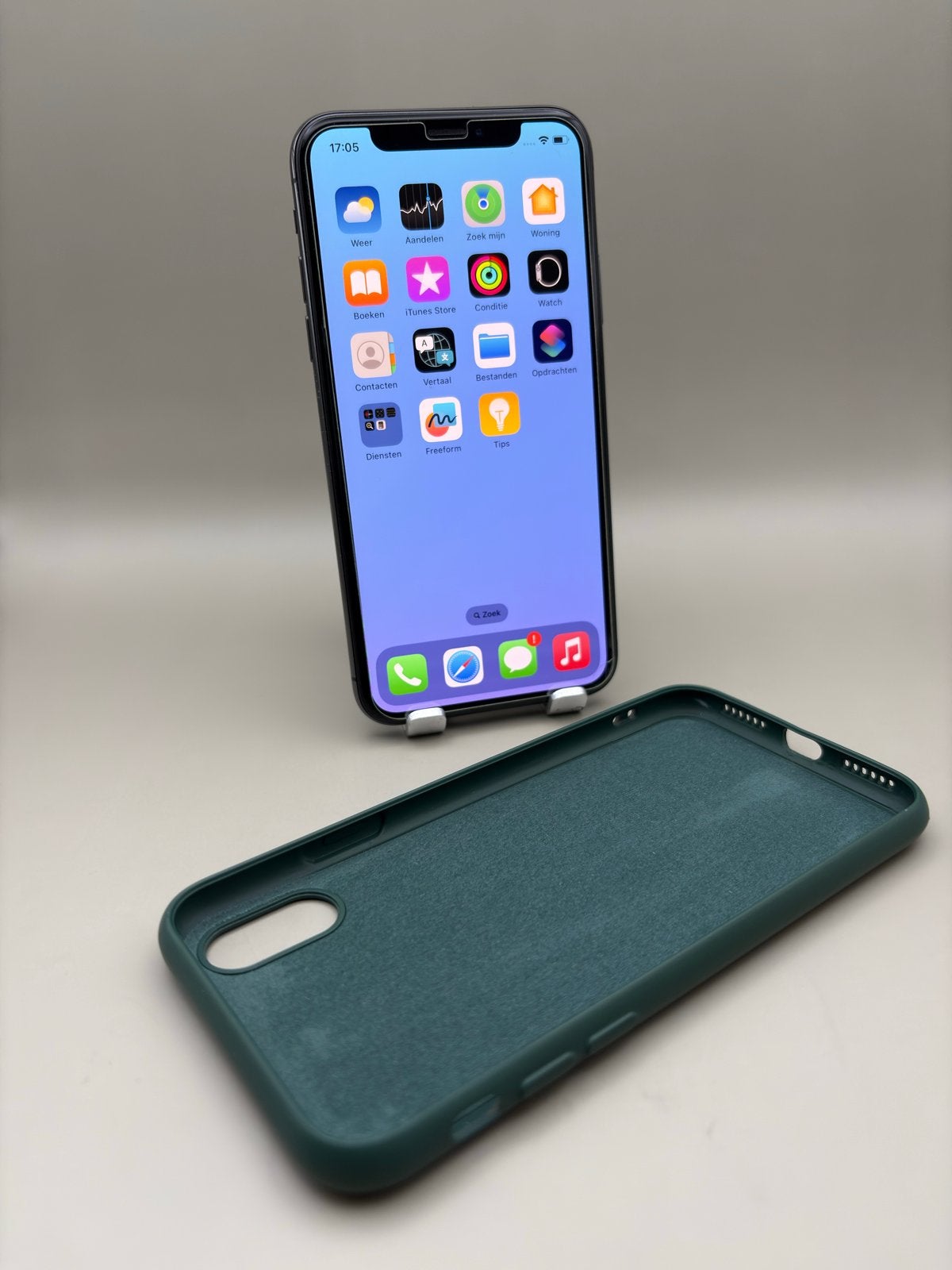 Apple Iphone X 64GB Space Gray | Getest | 76% Batterij, Telecommunicatie, Gebruikt, Verzenden, Zwart, IPhone X