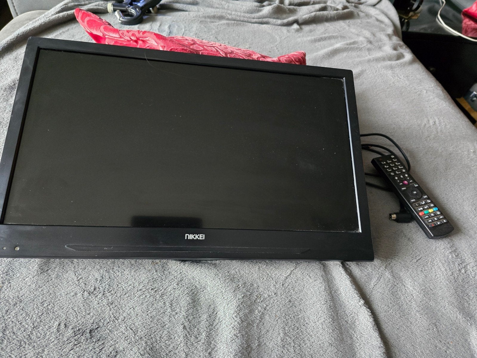 nikkei tv 20 inch, 12 volt voor camper of caravan, Ophalen, Gebruikt