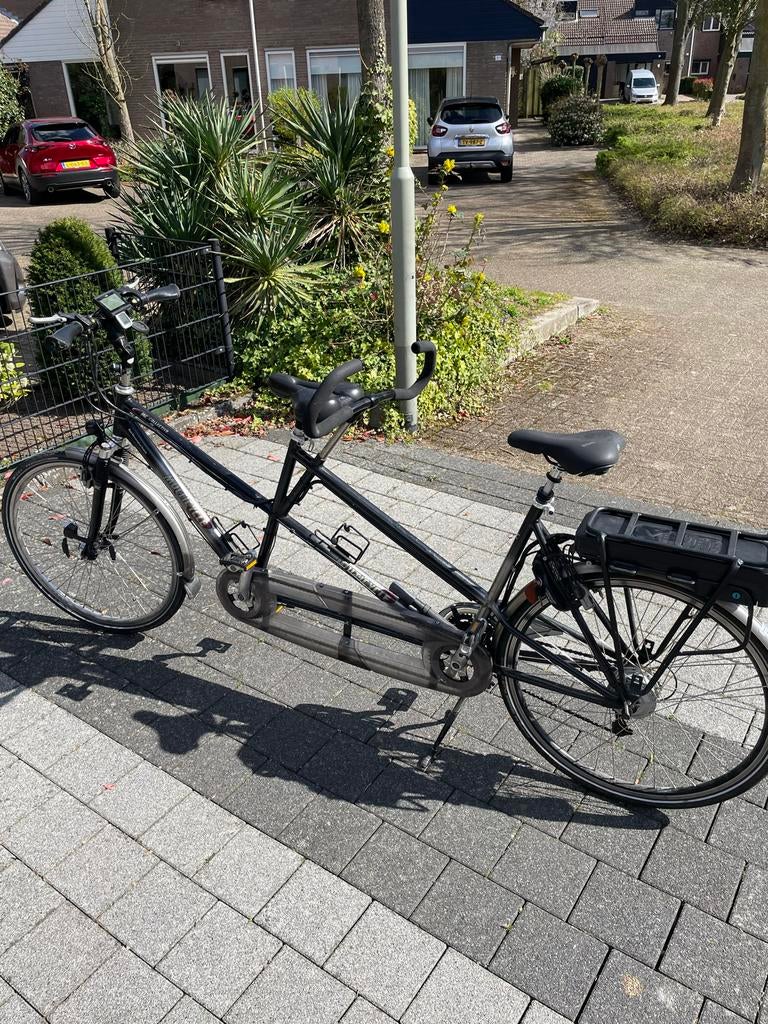 Elektrische tandem in prima staat -Multicycle / Veldia 630Wh, Ophalen, Gebruikt, Vering, Multicycle