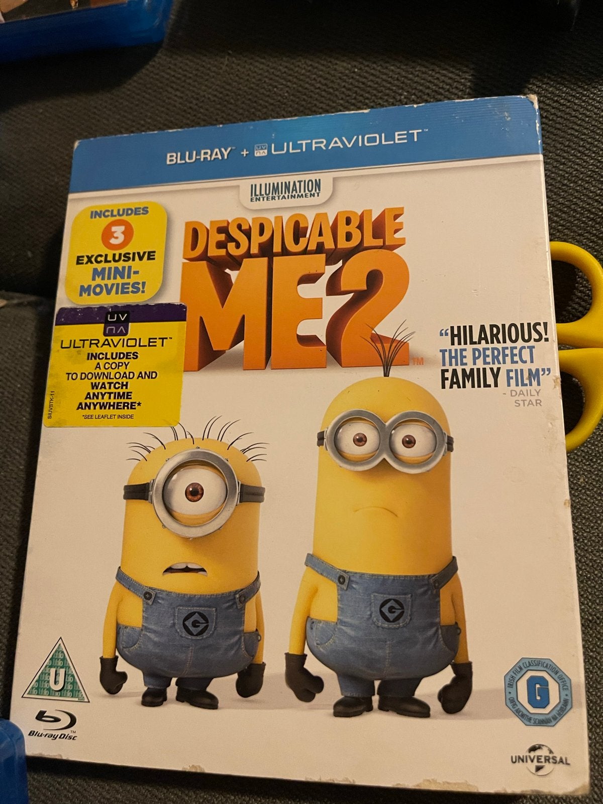 Verschrikkelijke Ikke 2 Blu-ray + Ultraviolet, Alle leeftijden, Nederlands, Film, Ophalen of Verzenden