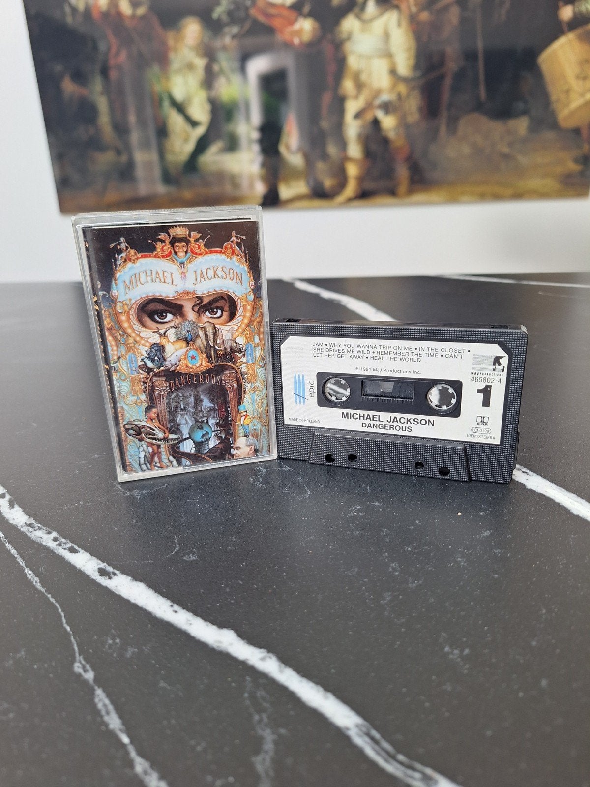 Michael Jackson - Dangerous Cassette Tape, Cd's en Dvd's, Cassettebandjes, Gebruikt, Origineel, Pop, 1 bandje, Ophalen of Verzenden