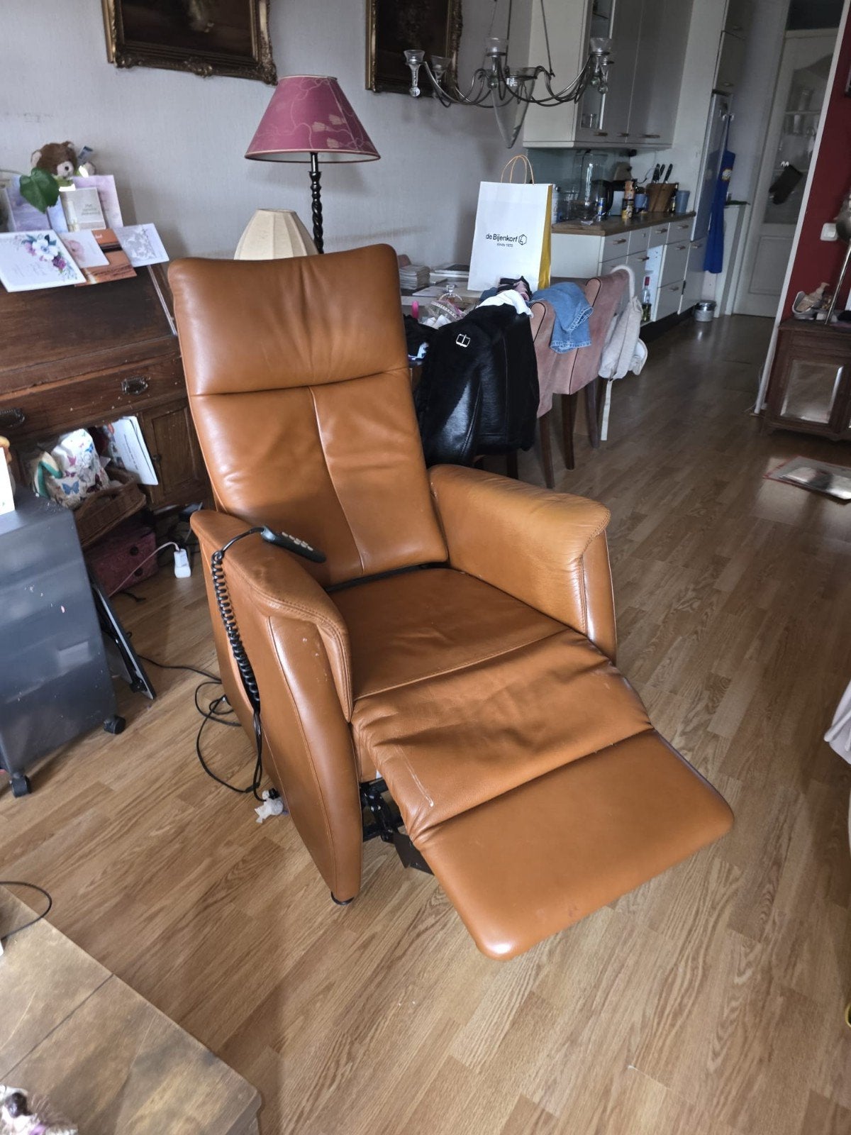 Comfortabele relaxfauteuil met sta-op functie - Prominent, Gebruikt, Modern, Comfort, Ophalen of Verzenden, 75 tot 100 cm